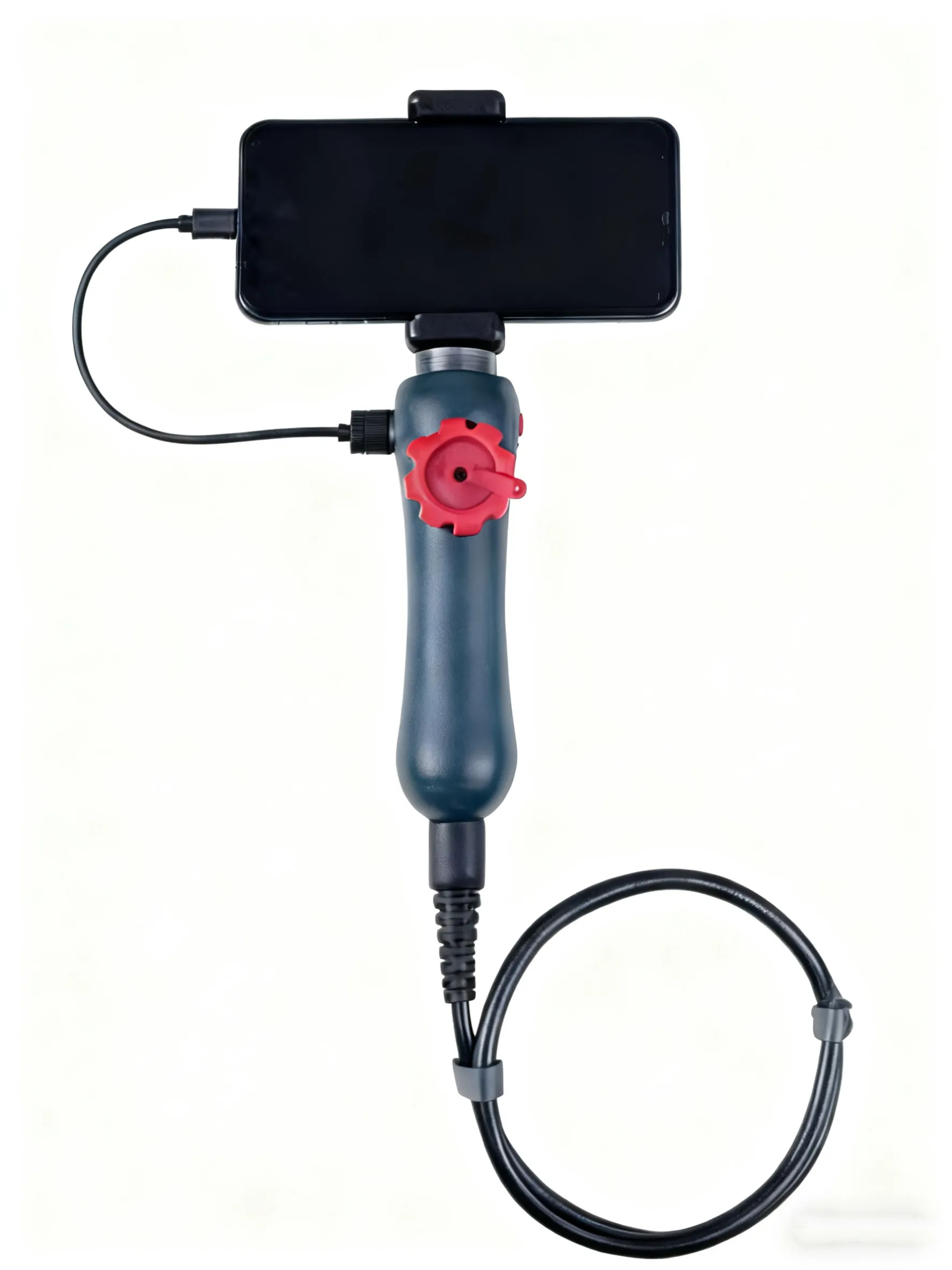 HT-570C Smartphone-Connected Steerable Industrial Endoscope