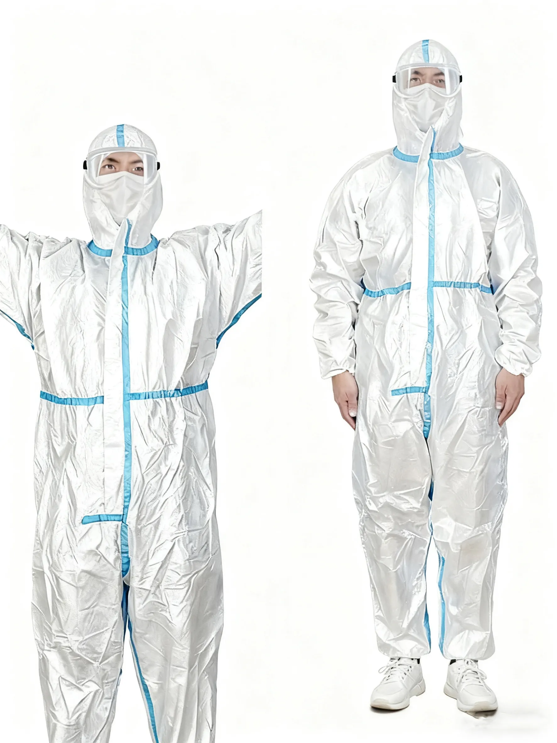 Disposable Full-Body Protective Coverall (One-Piece Type) | Spray Painting | Farming | Pesticide Application | Chemical Industry